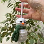 Crochet Snowman Decoration