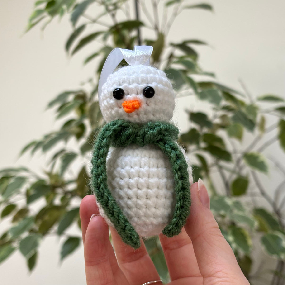 Crochet Snowman Decoration