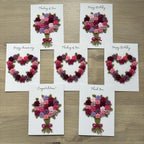 Crochet Floral Congratulations Card - Personalisation Optional