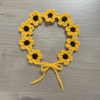 Crochet Sunflower Hairband