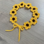 Crochet Sunflower Hairband