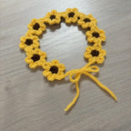 Crochet Sunflower Hairband