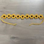 Crochet Sunflower Hairband