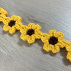 Crochet Sunflower Hairband