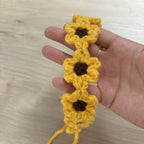 Crochet Sunflower Hairband