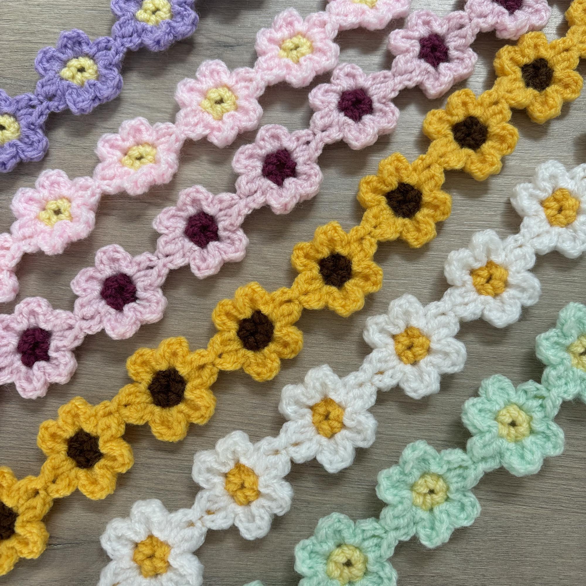 Crochet Sunflower Hairband