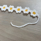 Crochet Daisy Hairband