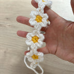 Crochet Daisy Hairband
