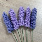 Crochet Faux Lavender Stems