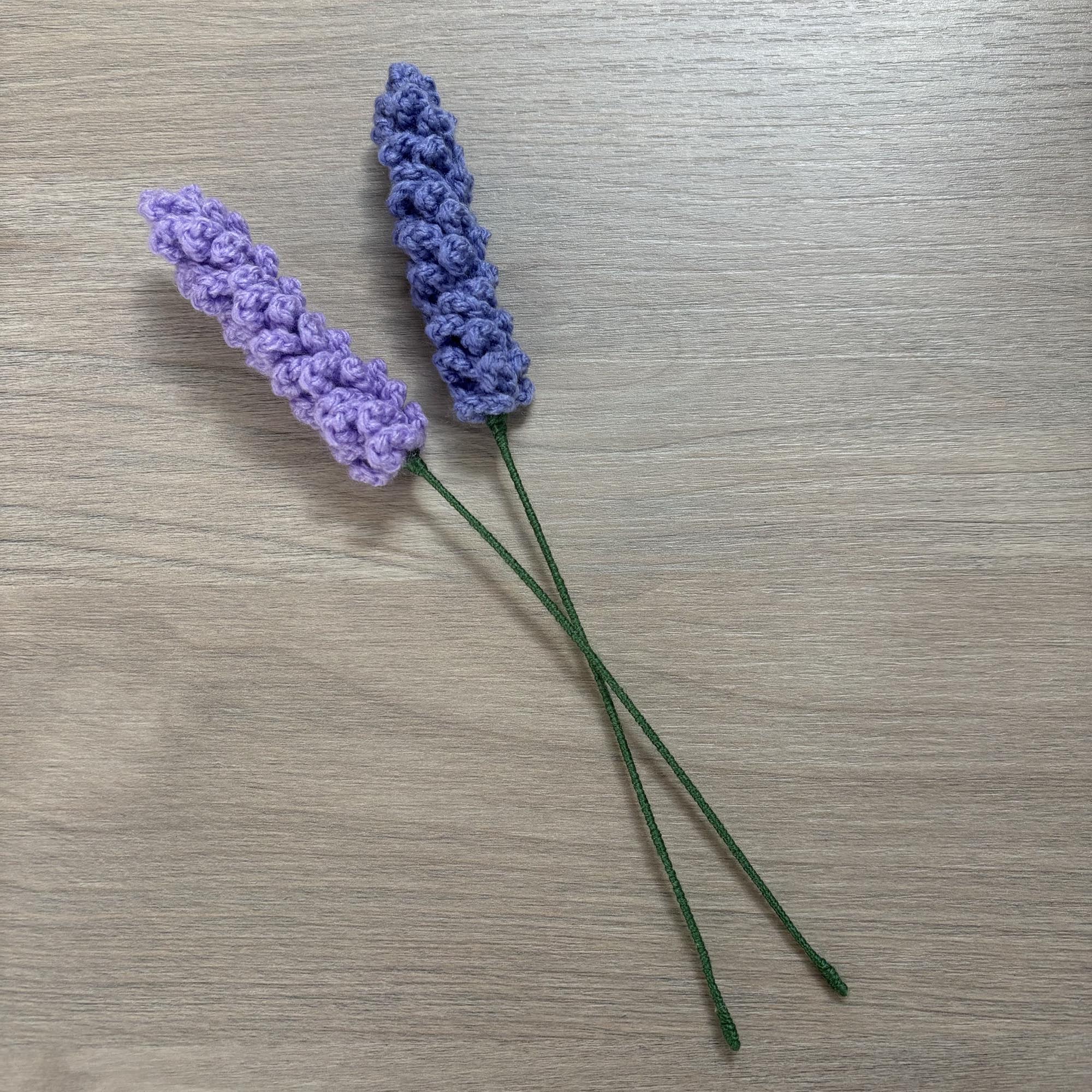Crochet Faux Lavender Stems