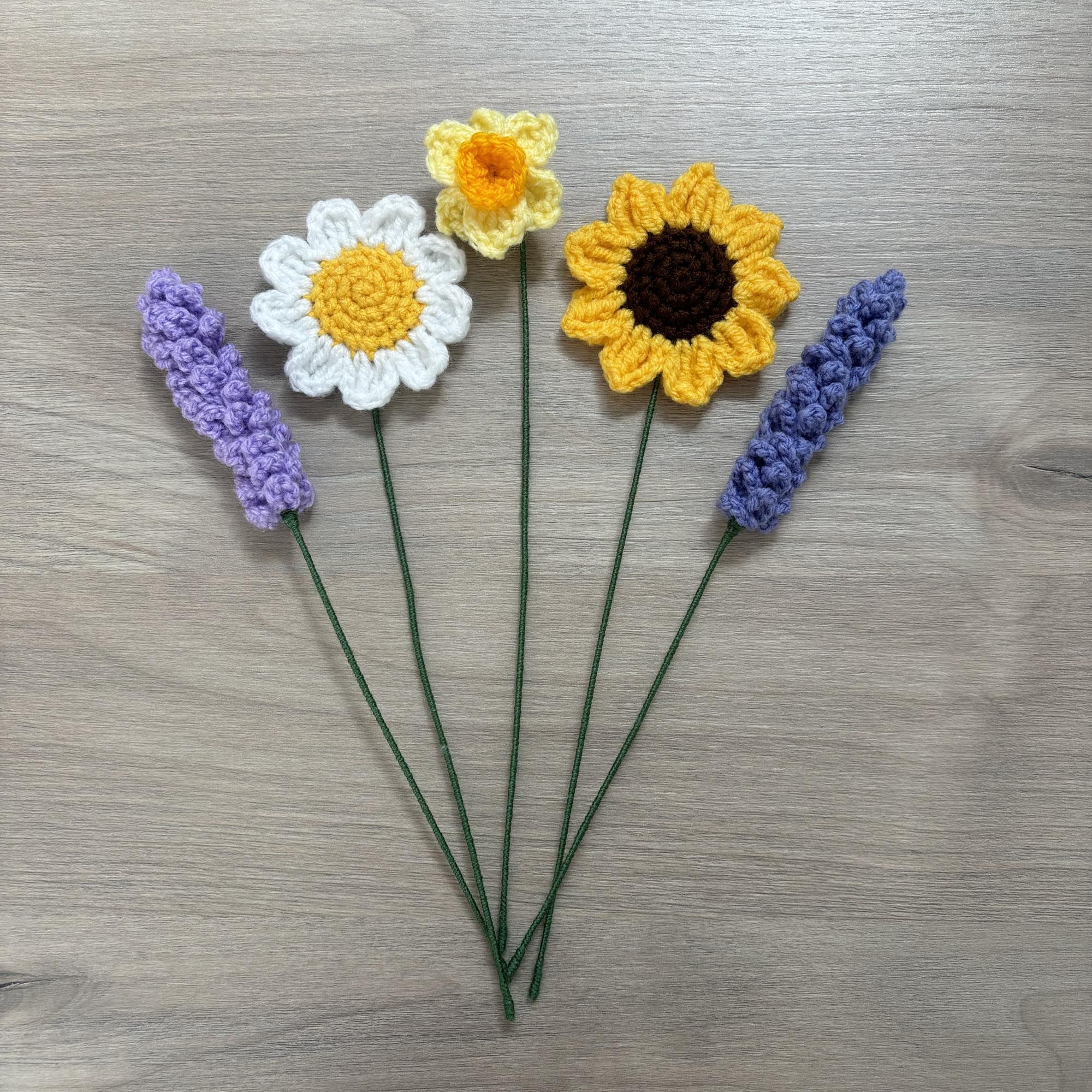 Crochet Faux Lavender Stems