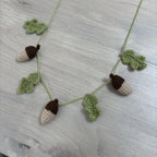 Crochet Acorn and Leaf Bunting