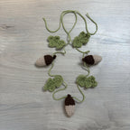 Crochet Acorn and Leaf Bunting