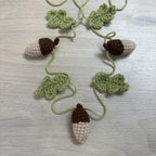 Crochet Acorn and Leaf Bunting