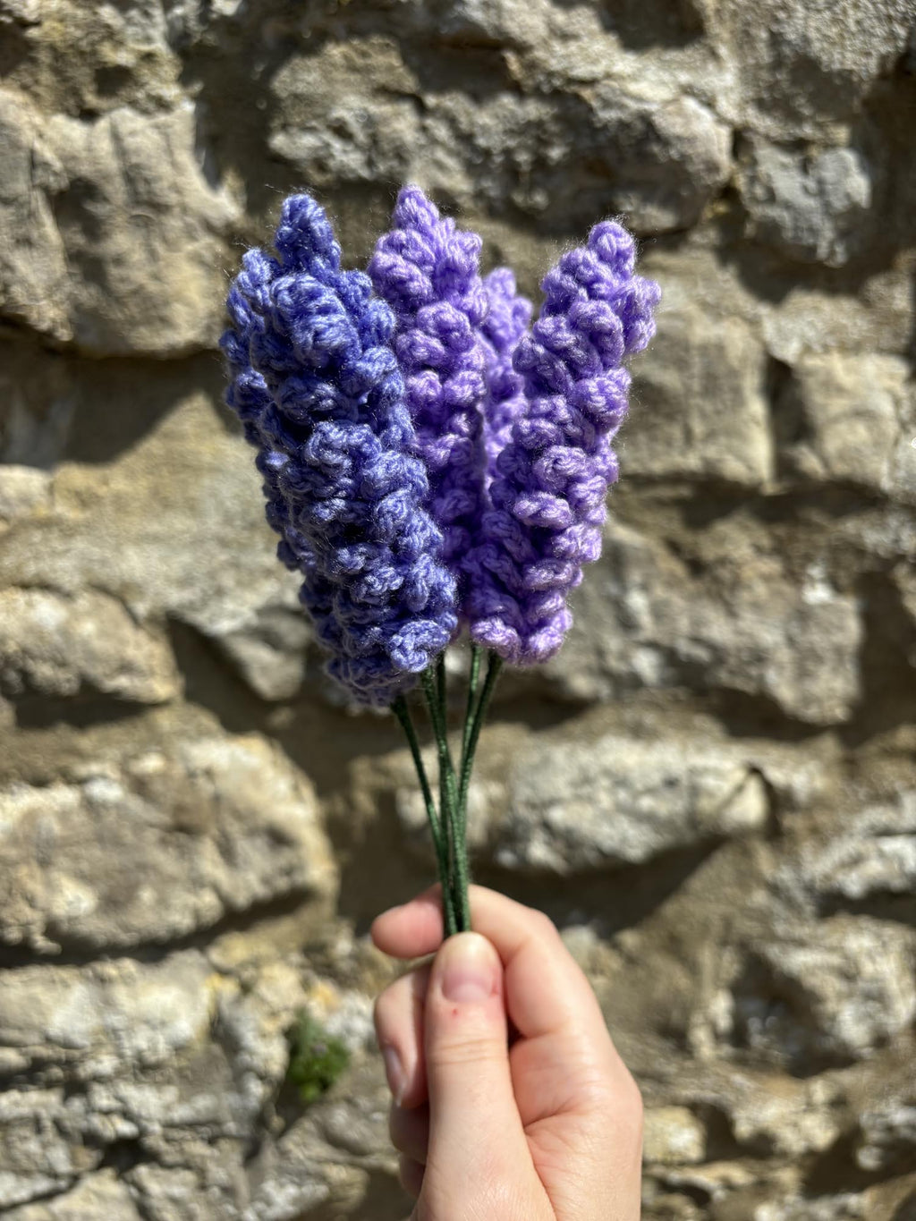 Crochet Faux Lavender Stems