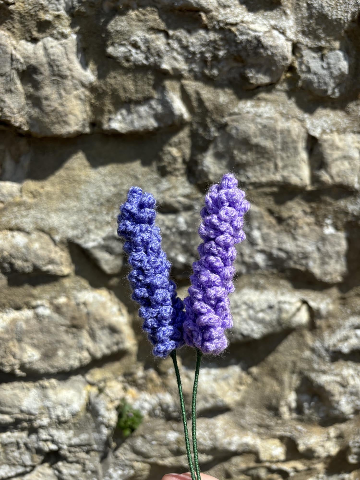 Crochet Faux Lavender Stems