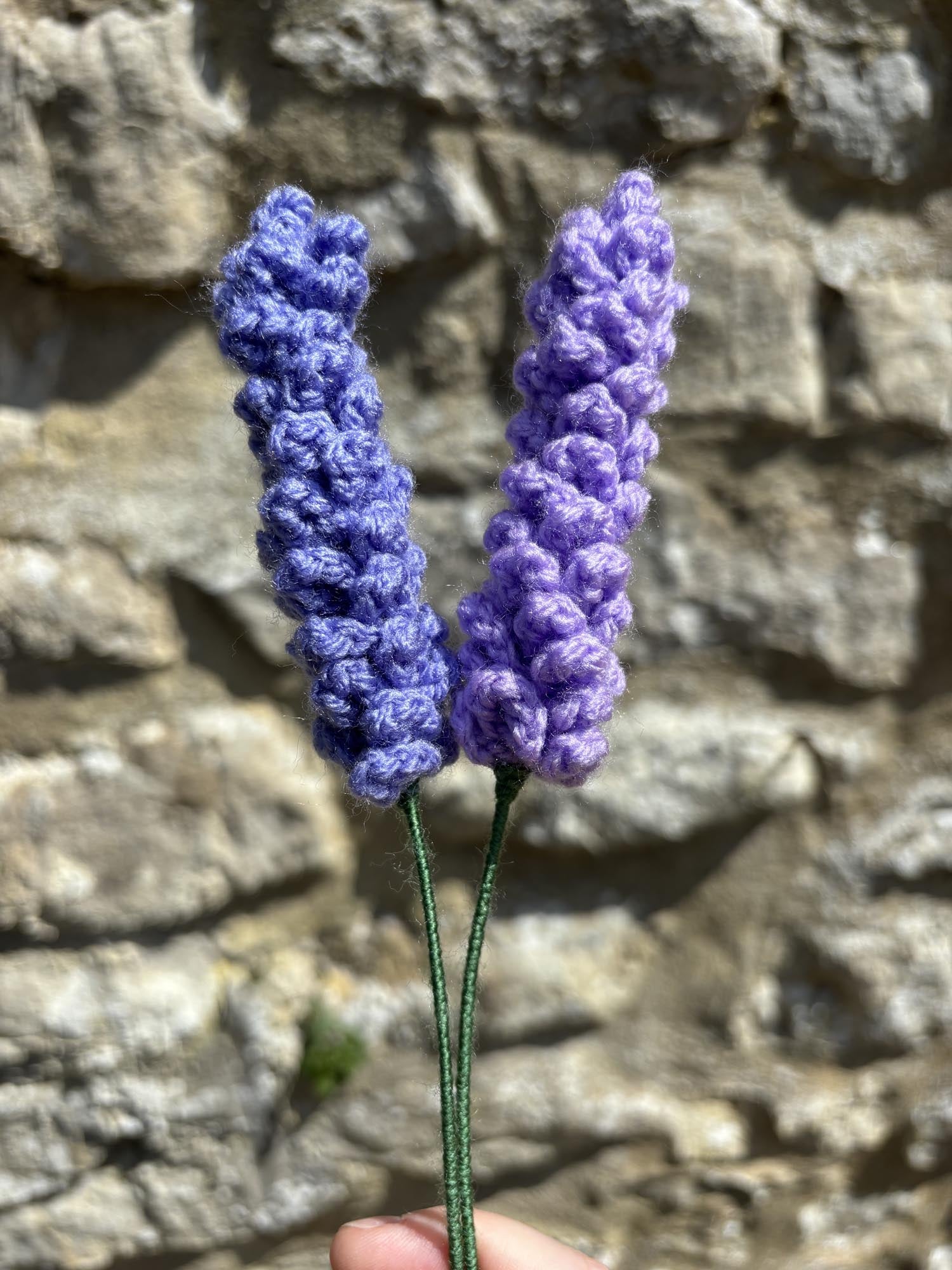 Crochet Faux Lavender Stems