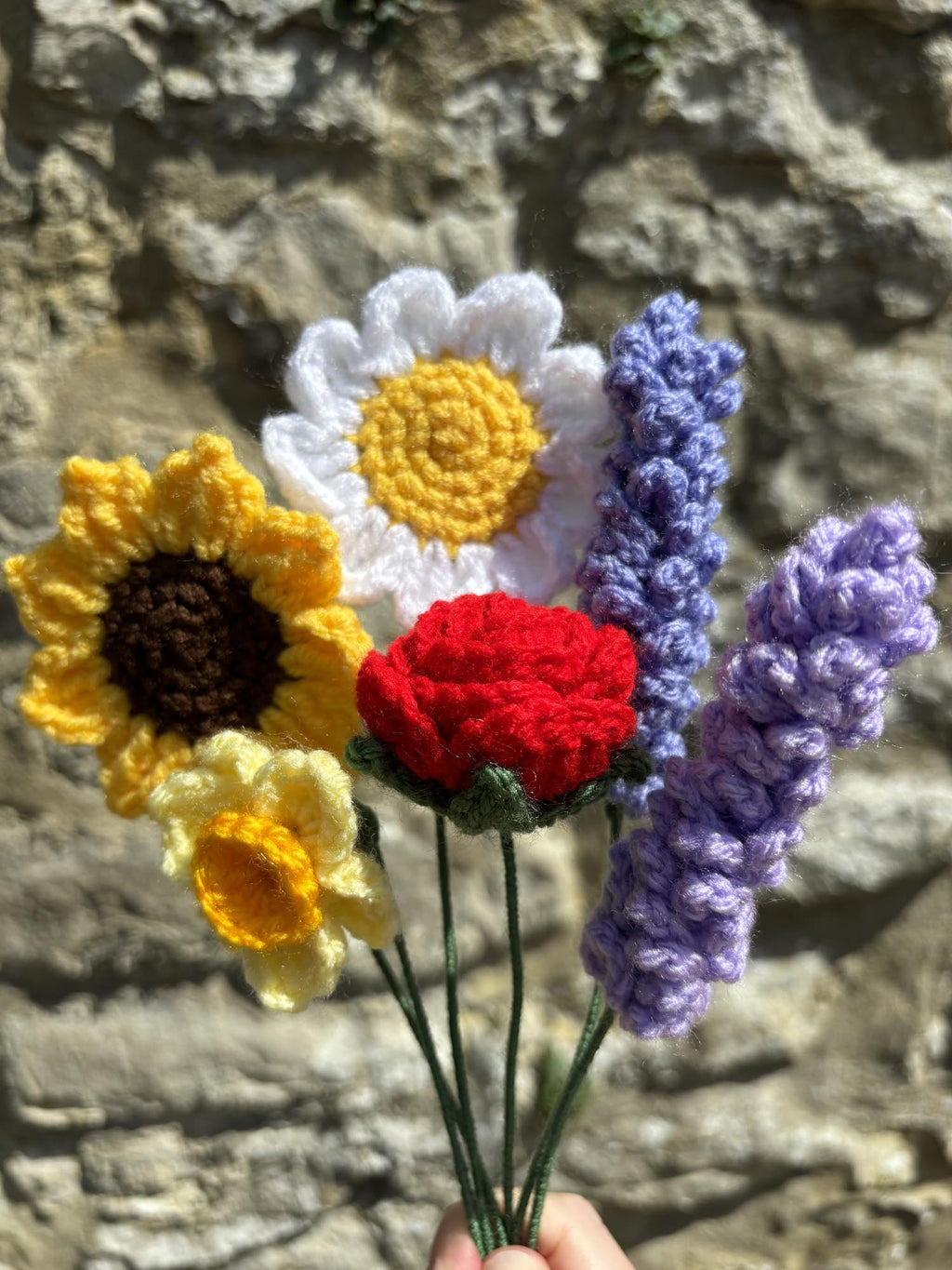 Crochet Faux Lavender Stems
