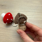 Crochet Toadstool/Mushroom Keyring