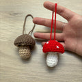 Crochet Toadstool/Mushroom Hanging Decoration