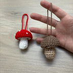 Crochet Toadstool/Mushroom Hanging Decoration