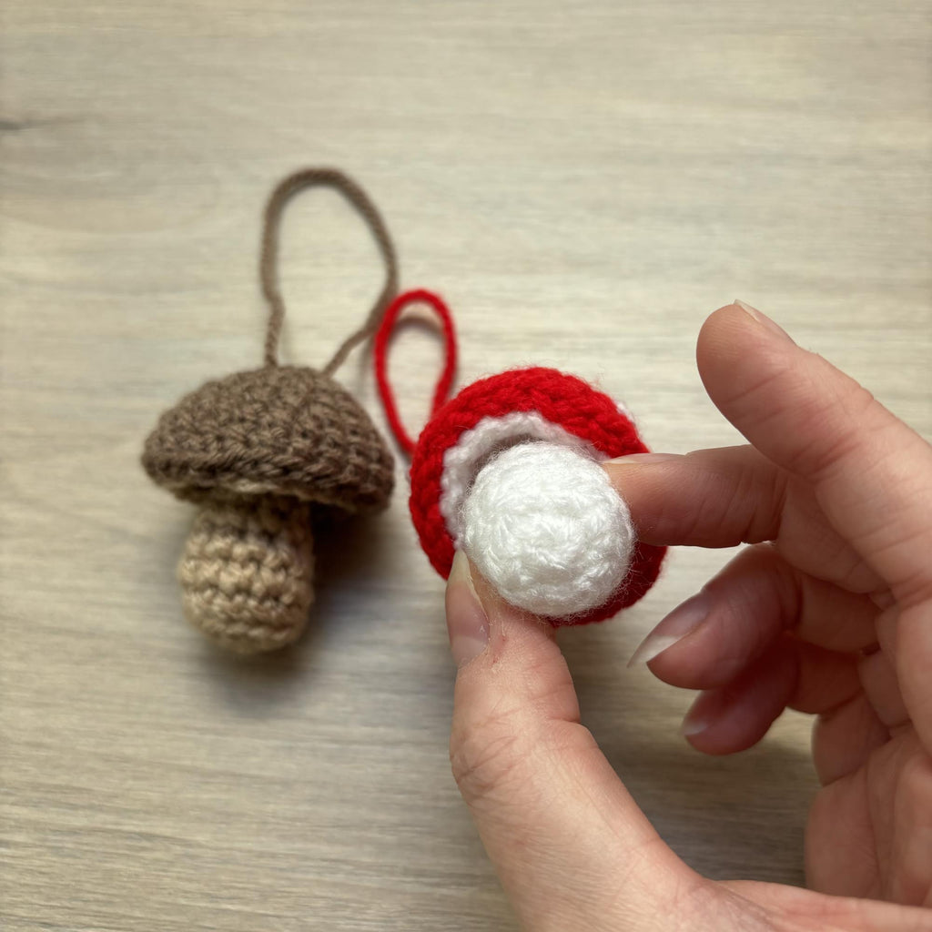 Crochet Toadstool/Mushroom Hanging Decoration