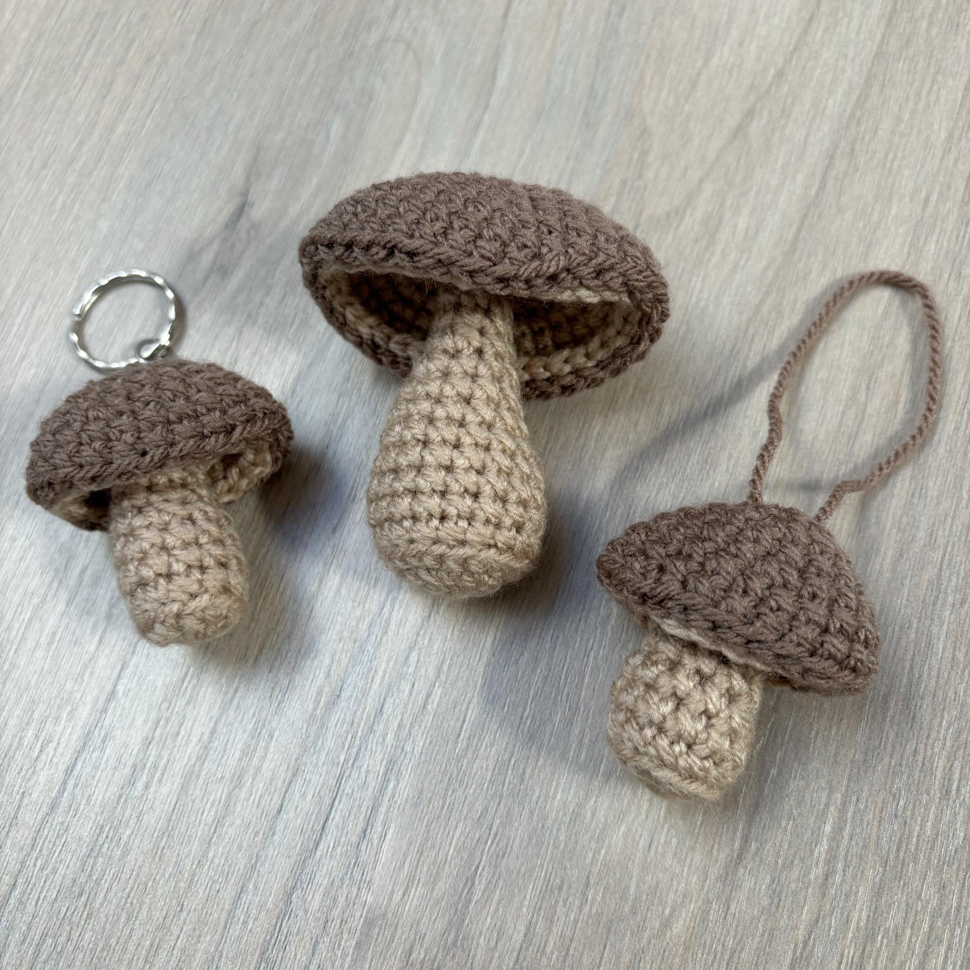 Crochet Mushroom Decoration