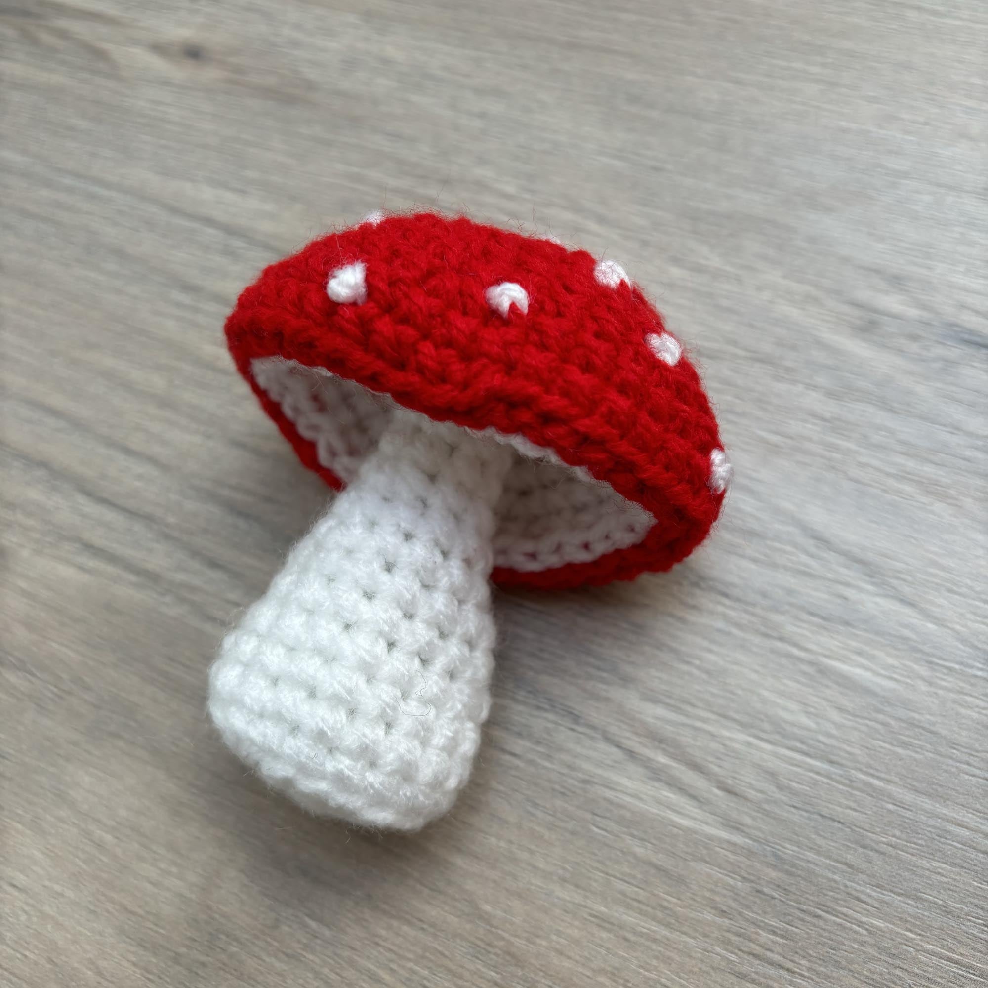 Crochet Toadstool Decoration
