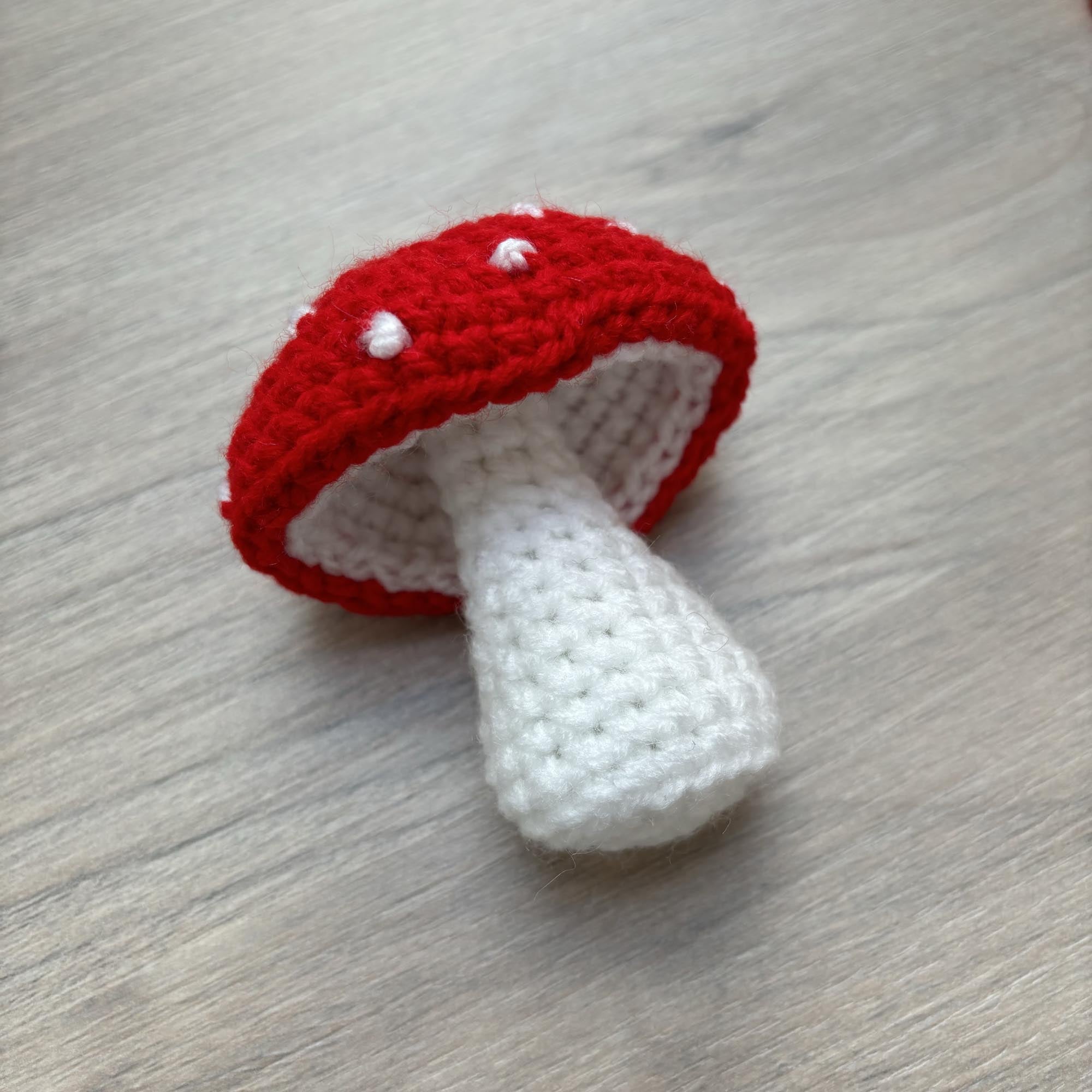 Crochet Toadstool Decoration
