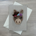 Crochet Horse 100% Recycled Greetings Card