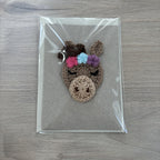 Crochet Horse 100% Recycled Greetings Card
