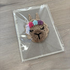 Crochet Llama 100% Recycled Greetings Card