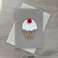 Crochet Cupcake 100% Recycled Greetings Card