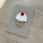 Crochet Cupcake 100% Recycled Greetings Card
