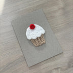 Crochet Cupcake 100% Recycled Greetings Card