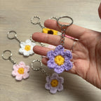 Crochet Flower Keyring