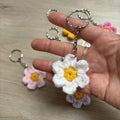 Crochet Flower Keyring