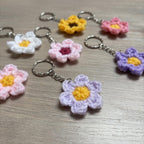 Crochet Flower Keyring