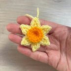 Crochet Daffodil Hanging Decorations