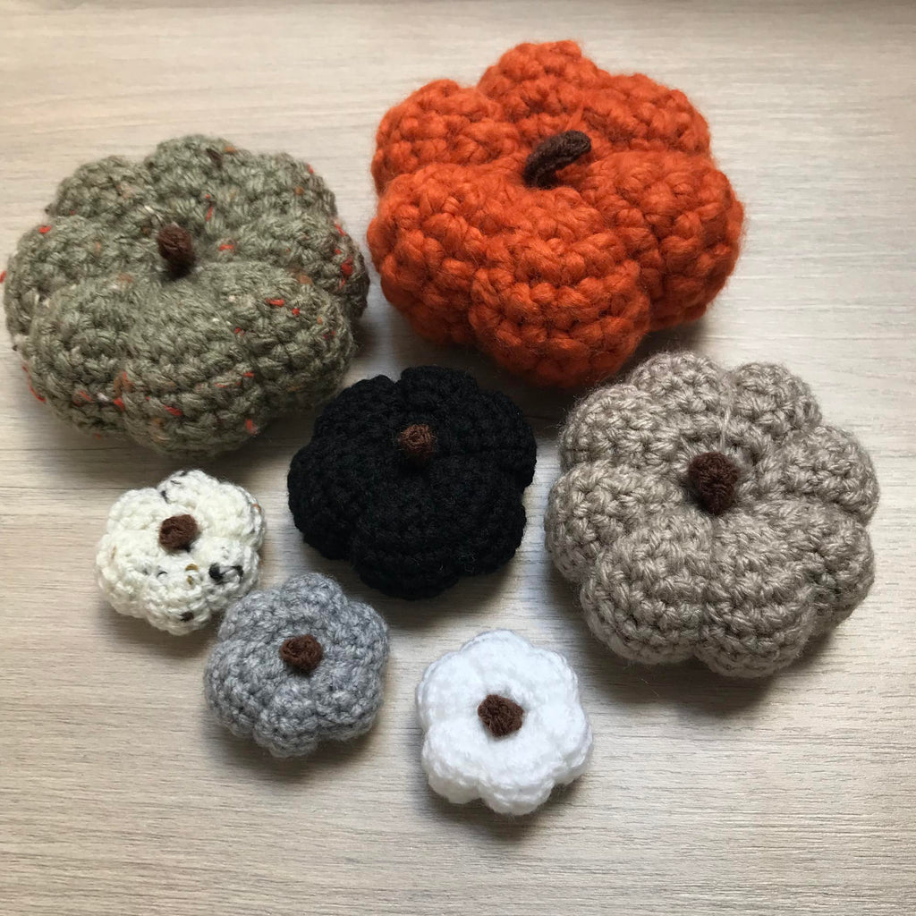 Crochet XL Pumpkin Decoration