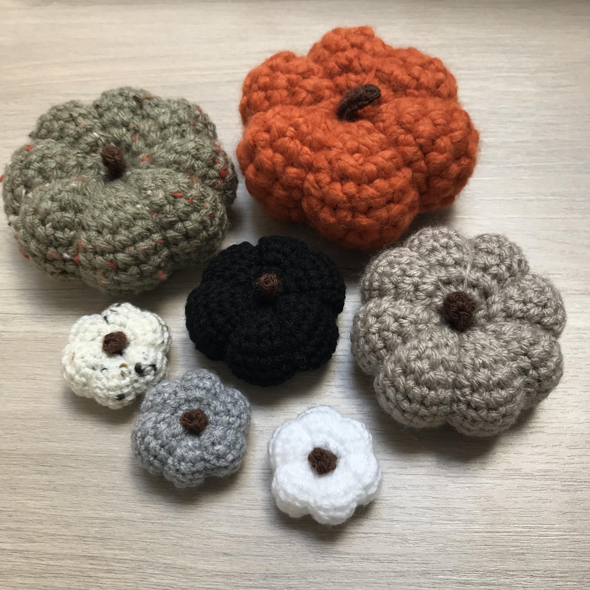 Crochet XL Pumpkin Decoration