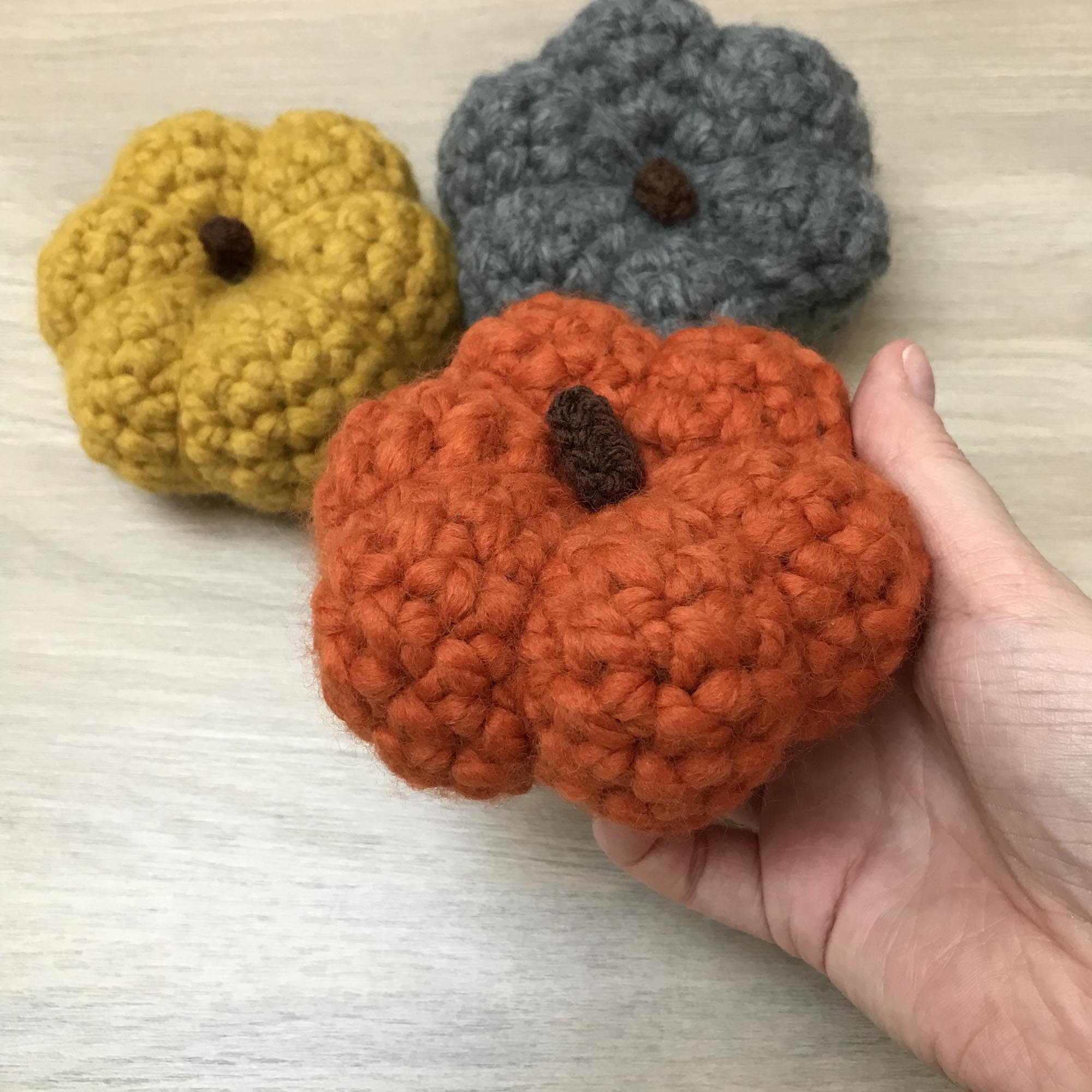 Crochet XL Chunky Pumpkin