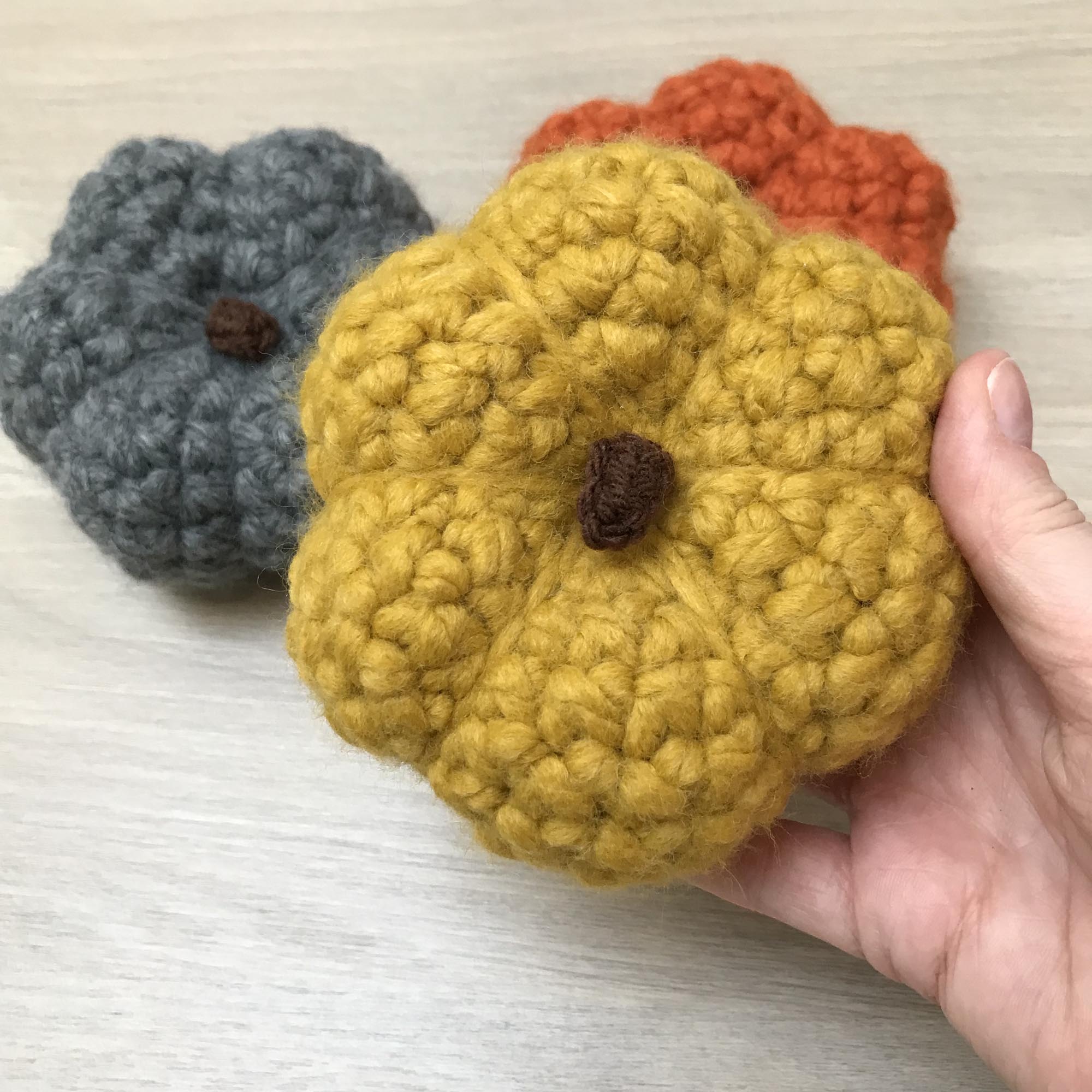 Crochet XL Chunky Pumpkin