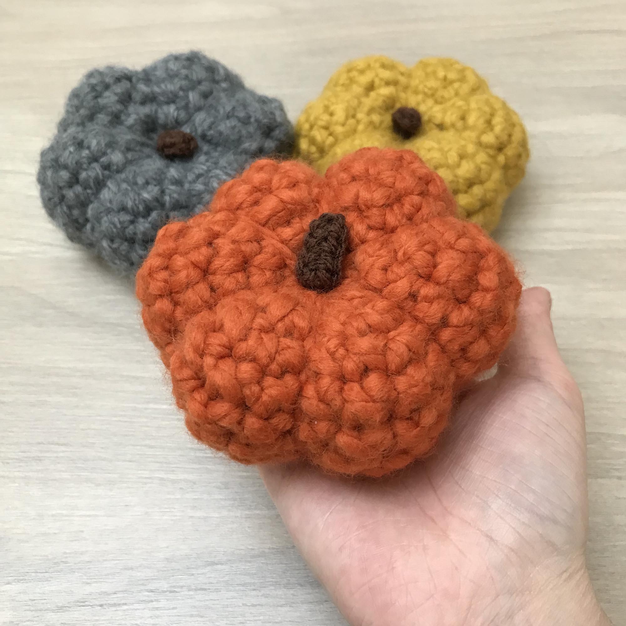 Crochet XL Chunky Pumpkin