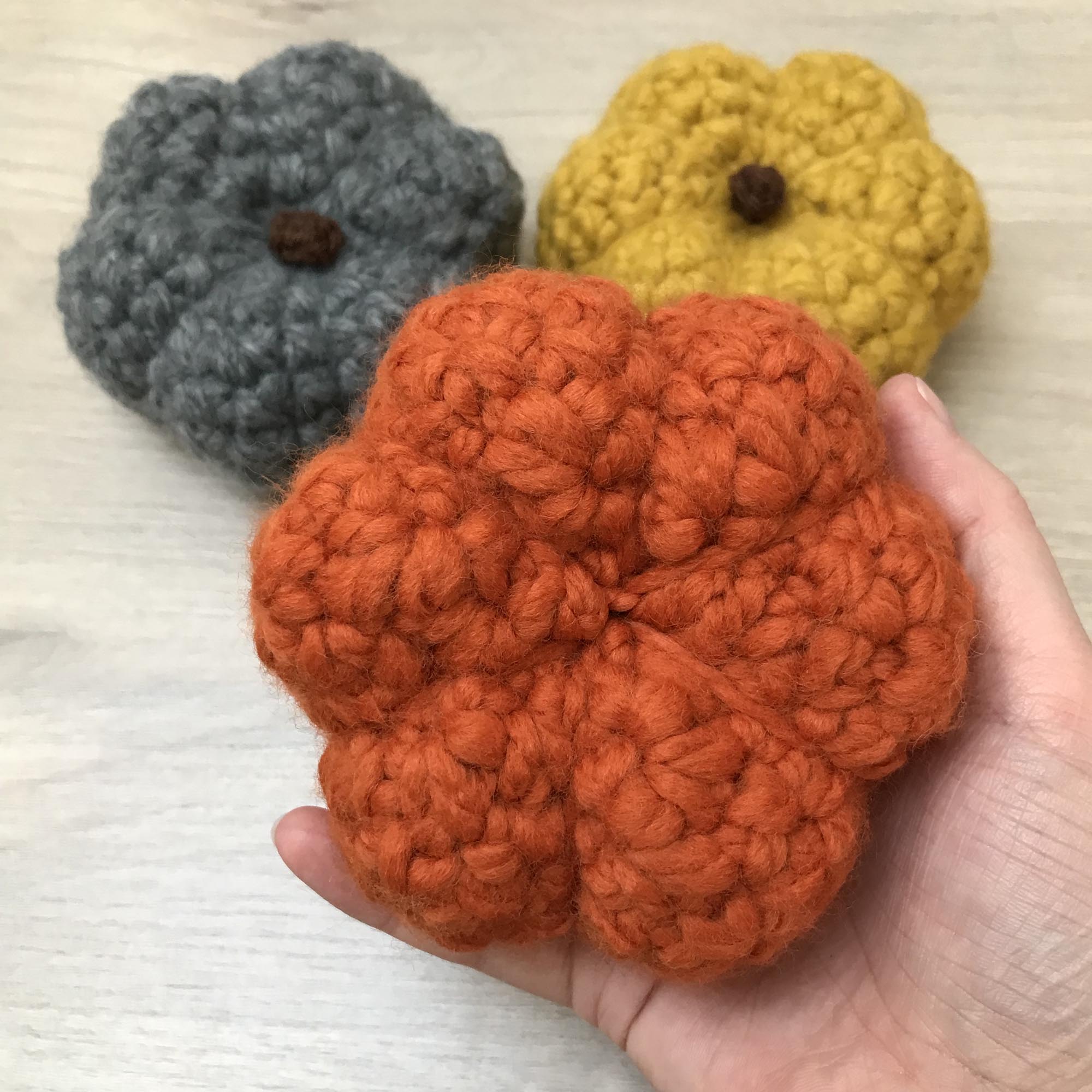 Crochet XL Chunky Pumpkin