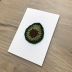Crochet Avocado 100% Recycled Greetings Card