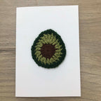 Crochet Avocado 100% Recycled Greetings Card