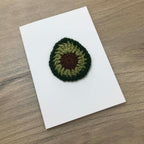 Crochet Avocado 100% Recycled Greetings Card